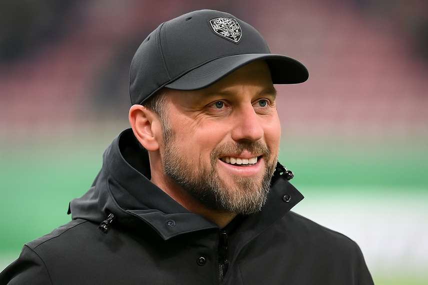 Stuttgart manager Sebastian Hoeness pictured